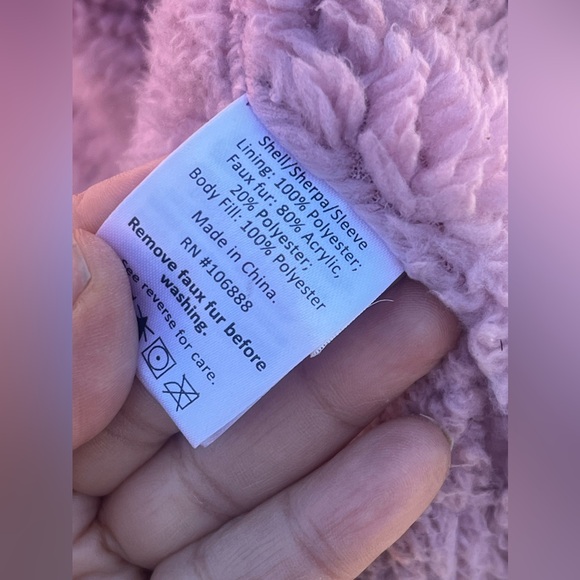 APPAMAN SLOAN Puffer Coat IN Glitter Plum - Picture 3 of 13